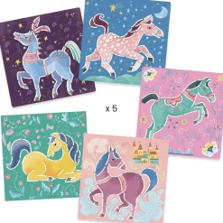 Djeco Plantillas Los caballos Sale