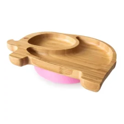 Eco Rascals Plato Bamboo Elefante Outlet