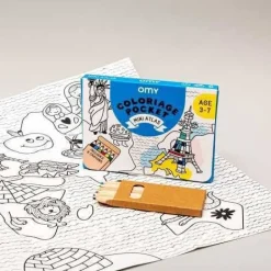 Omy Pocket Atlas para colorear + 6 lápices colores Online