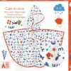 Djeco Poncho de Lluvia · Océano XS 90-110 cm Hot