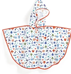 Djeco Poncho de Lluvia · Océano XS 90-110 cm Hot