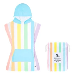 Dock u0026 Bay Poncho Rainbow Pastel · Dock & Bay New