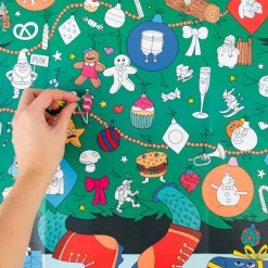 Omy Poster XL Arbol de Navidad colorea y decora 100x70 · Best