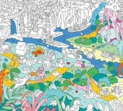 Omy Poster XL Jungla para colorear 100x70 · Outlet