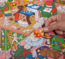 Omy Poster XL Santa Claus mas pegatinas 100x30 · New