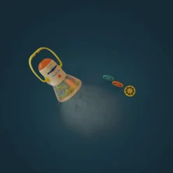 Moulin Roty Proyector de cuentos Les Schmouks ·