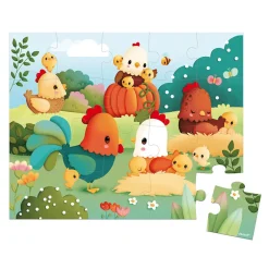 Janod Puzzle 20 piezas - Bienvenidos al Corral · New