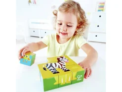 Auzou Puzzle de Bloques de Animales de la Selva Sale