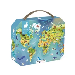 Janod Puzzle del mundo 100 piezas · Clearance