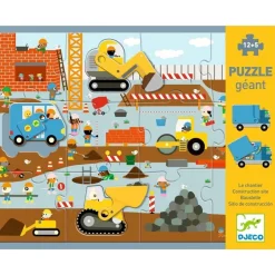 Djeco Puzzle Gigante Sitio de Construcción · Discount