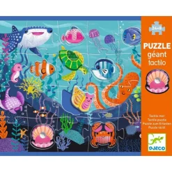 Djeco Puzzle Gigante Tactilo Mar · Outlet