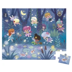 Janod Puzzle Hadas y Nenufares 36 piezas · Hot