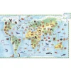 Djeco Puzzle Observación · Animales del Mundo Hot