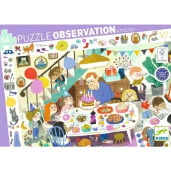 Djeco Puzzle Observación · Fiesta de cumpleaños Discount