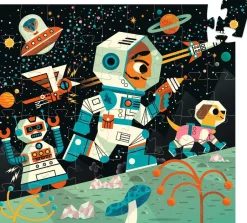 Djeco Puzzle Silueta · Estación Espacial Clearance