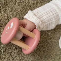 Little Dutch Roller Flowers Rosa New