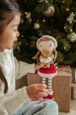 Little Dutch Rosa Muñeca Blandita Navidad ·