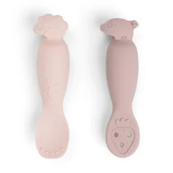 Done by Deer Set 2 cucharas aprendizaje silicona Tiny farm Powder · Sale