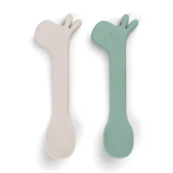 Done by Deer Set 2 cucharas silicona Lalee green · Best