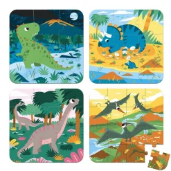 Janod Set 4 Puzzles Evolutivos - Dinosaurio · Clearance
