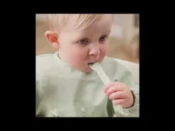 Done by Deer Set cubiertos Happy Dots Green · Clearance