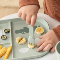 Done by Deer Set cubiertos Happy Dots Green · Clearance