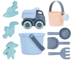 Monnëka Set de Juguetes de Playa Cubo Camión Serenity Blue Hot