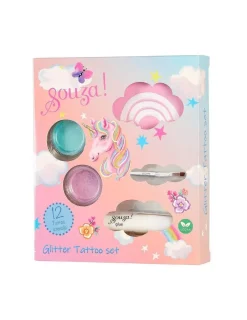 Souza Set tatuajes purpurina Unicornio · Hot