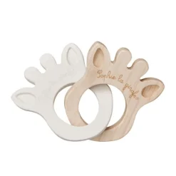 Sophie Silueta Anillo Caucho & Madera la girafe Best