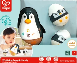Hape Sonajeros Tentetieso Penguin Family ·