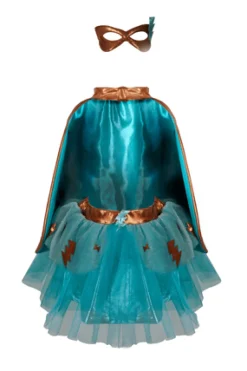 Great Pretenders Super Duper Tutú, capa y máscara Turquesa · 4-6 años Online