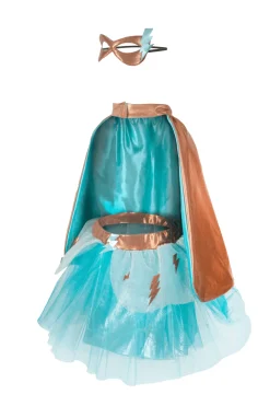 Great Pretenders Super Duper Tutú, capa y máscara Turquesa · 4-6 años Online