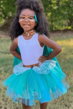 Great Pretenders Super Duper Tutú, capa y máscara Turquesa · 4-6 años Online