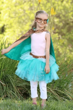 Great Pretenders Super Duper Tutú, capa y máscara Turquesa · 4-6 años Online