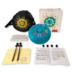 Juega Conmigo Tambú 8" 11 notas - Color Turquesa Mate