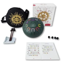 Juega Conmigo Tambú 8" 11 notas - Verde Jungla Mate New