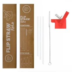 Cool Bottles Tapón kids con pajita Pink Red para Botella Acero Discount