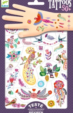 Djeco Tatuajes Pájaros Brillantes · Discount