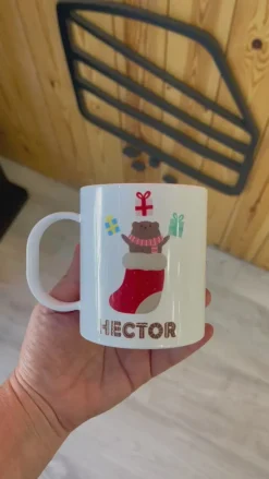 Bizcocho de Yogur Taza Infantil Navidad · Friends