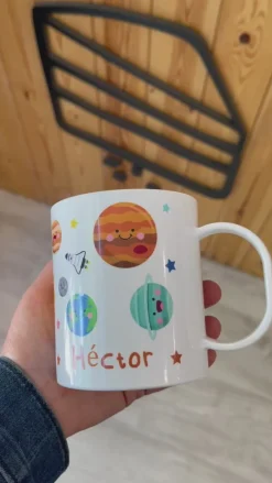 Bizcocho de Yogur Taza Infantil Planetas Discount