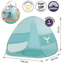 Ludi Tienda Multifunción Ballena con techo UV 50 · New