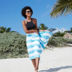 Dock u0026 Bay Toalla Cabana Azul Pastel · XL