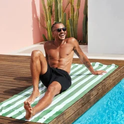 Dock u0026 Bay Toalla Cabana Cayman Khaki · L Online