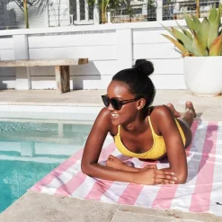 Dock u0026 Bay Toalla Cabana Rosa Pastel · XL New