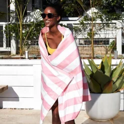 Dock u0026 Bay Toalla Cabana Rosa Pastel · XL New