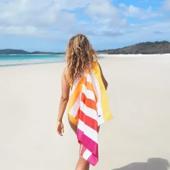 Dock u0026 Bay Toalla Cabana Summer Peach Sunrise · L Online