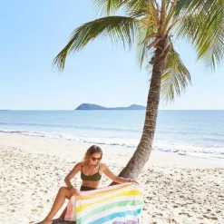 Dock u0026 Bay Toalla Summer Rainbow Pastel · L Best