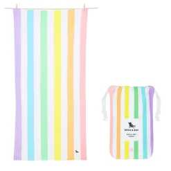 Dock u0026 Bay Toalla Summer Rainbow Pastel · XL