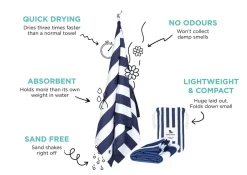 Dock u0026 Bay Toalla Summer Rainbow Pastel · XL