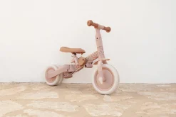 Little Dutch Triciclo con barra Rosa Flores · Hot